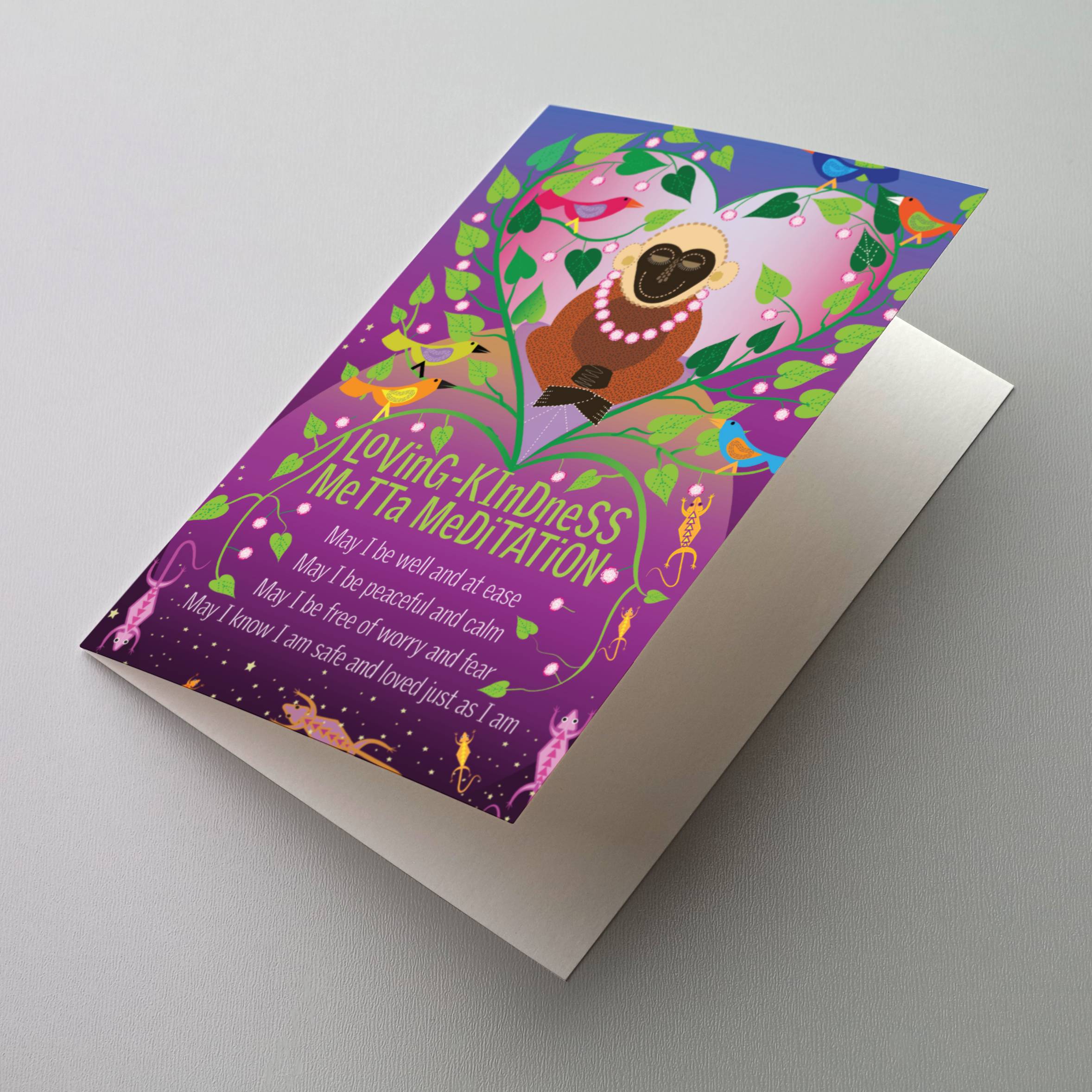 Lovingkindness Meditation Card